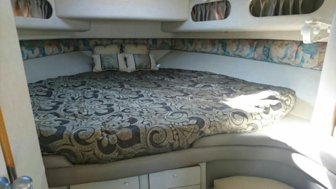 luxury boat cabin miami